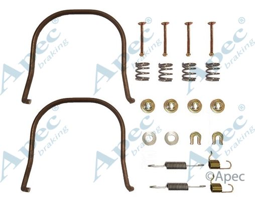 APEC BRAKING priedų komplektas, stabdžių trinkelės KIT871